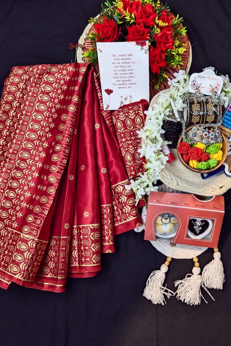 Special Combo - বধুয়া (মেরুন কালার)