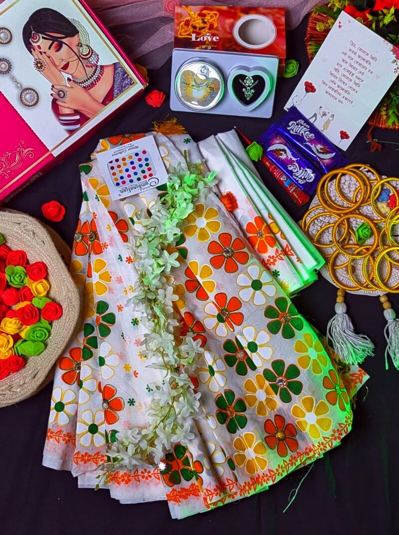 Special Combo – হলুদ শাড়ী