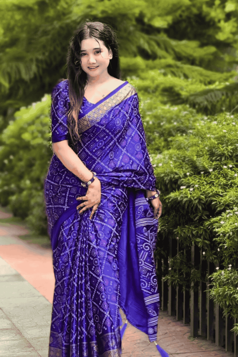 প্রিমিয়াম নীলপরী শাড়ী